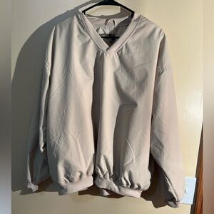 Men’s Vintage Badger Sport Tan Pullover Jacket Size Medium